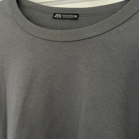 Zara basic tee gray - Picture 3 of 3